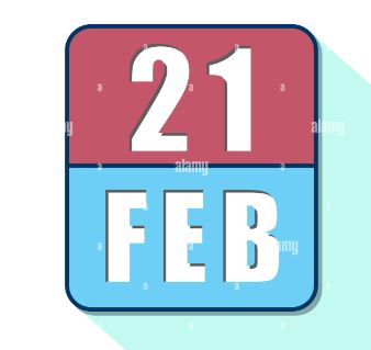 21 february