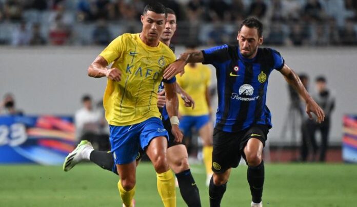 Cristiano Ronaldo was replaced at half-time as Al Nassr drew 1-1