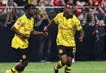 Borussia Dortmund punished Manchester United’s defensive lapses on Sunday as the English Premier League Man United vs Dortmund